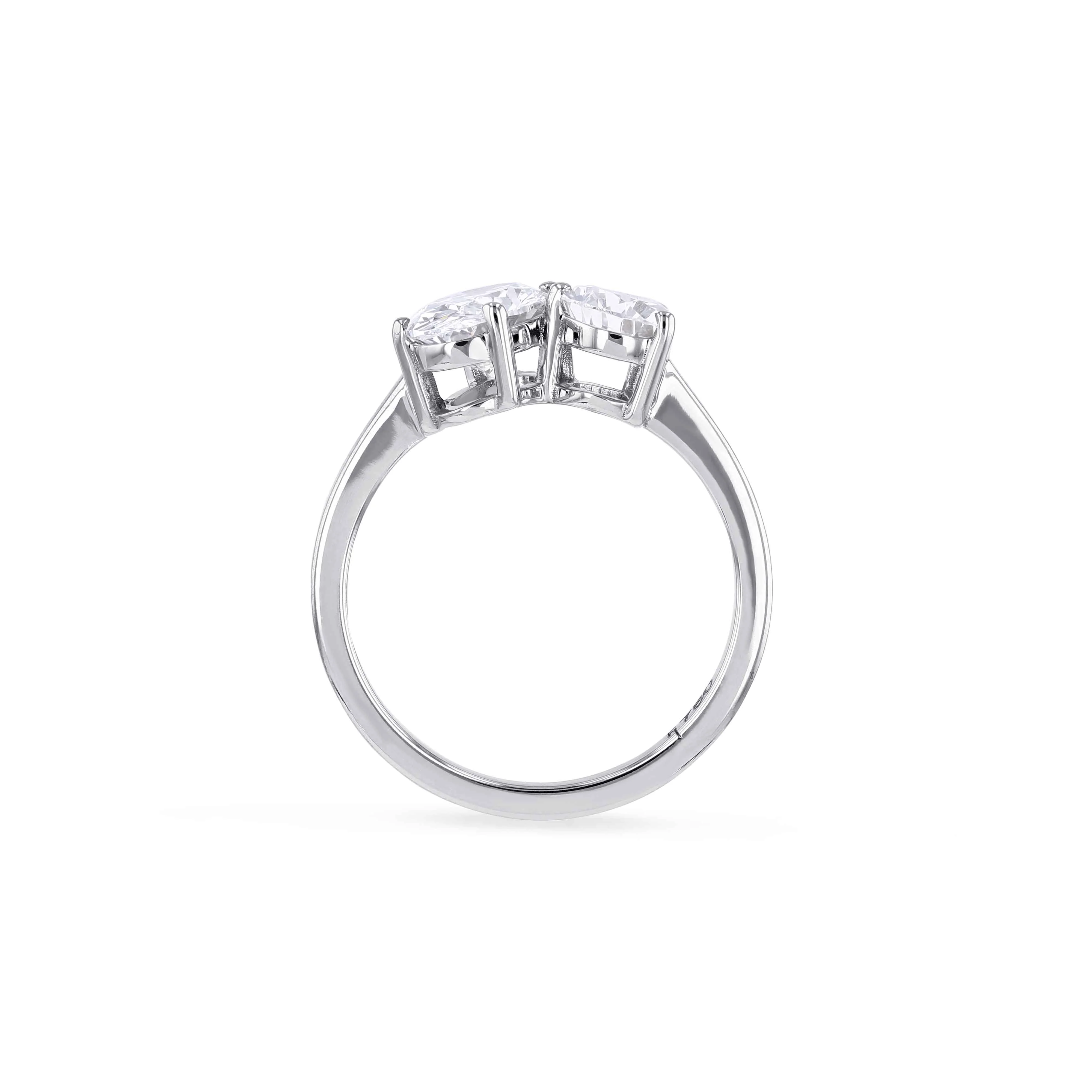 Toi et Moi Diamond Engagement Ring (VII) - Image 4