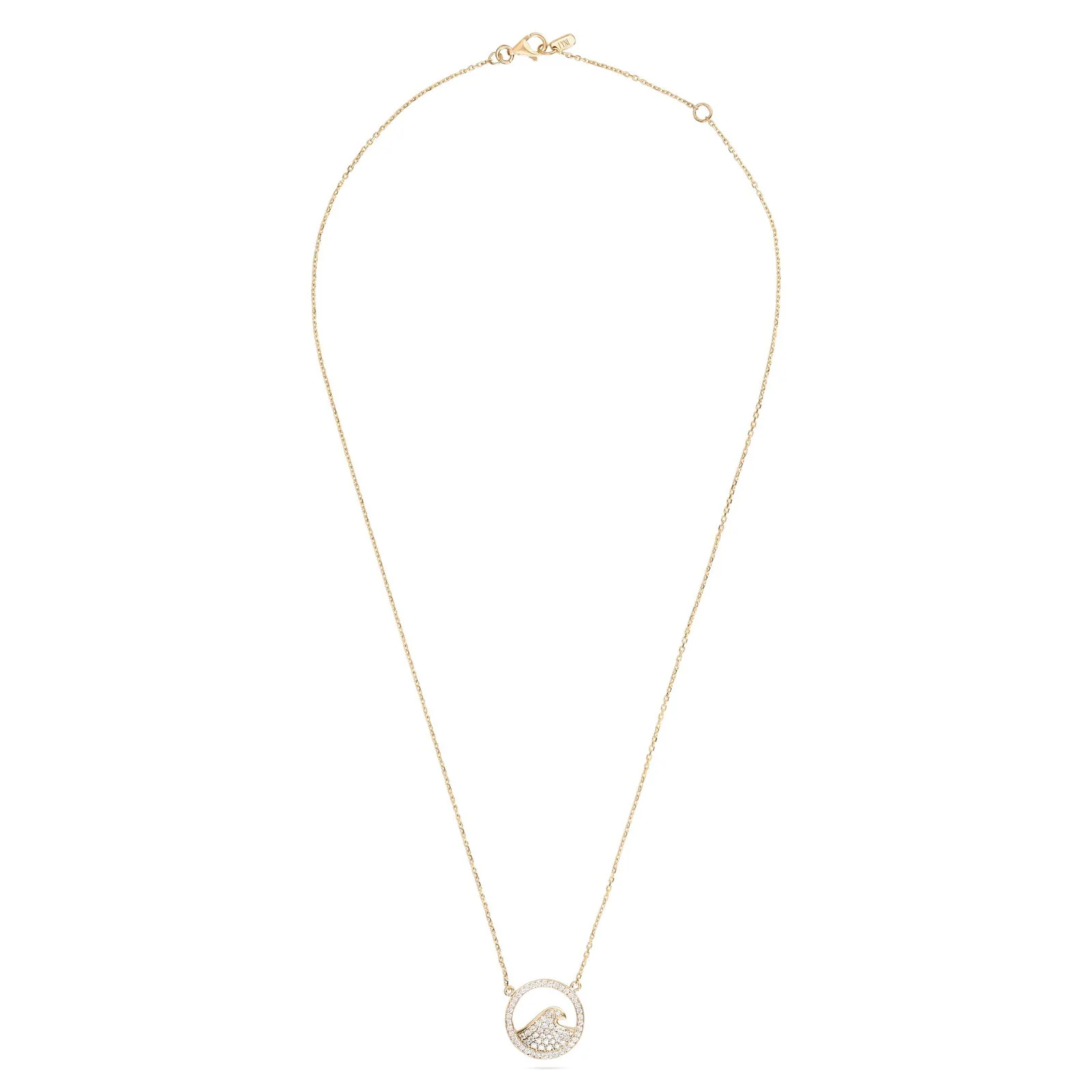Wave Diamond Necklace - Image 4