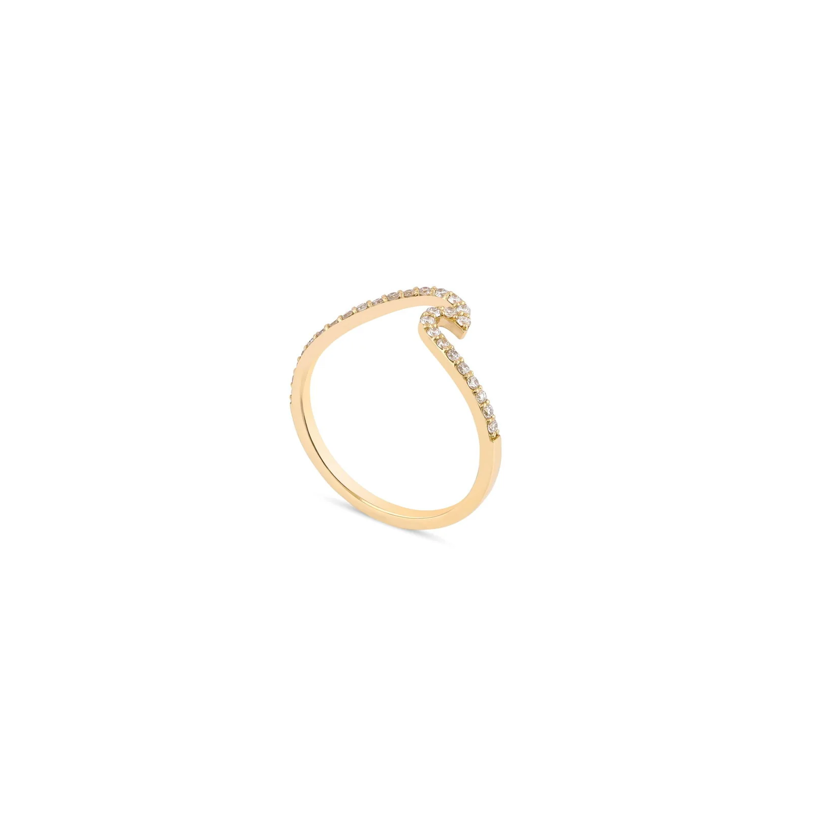 Wave Diamond Ring - Image 3