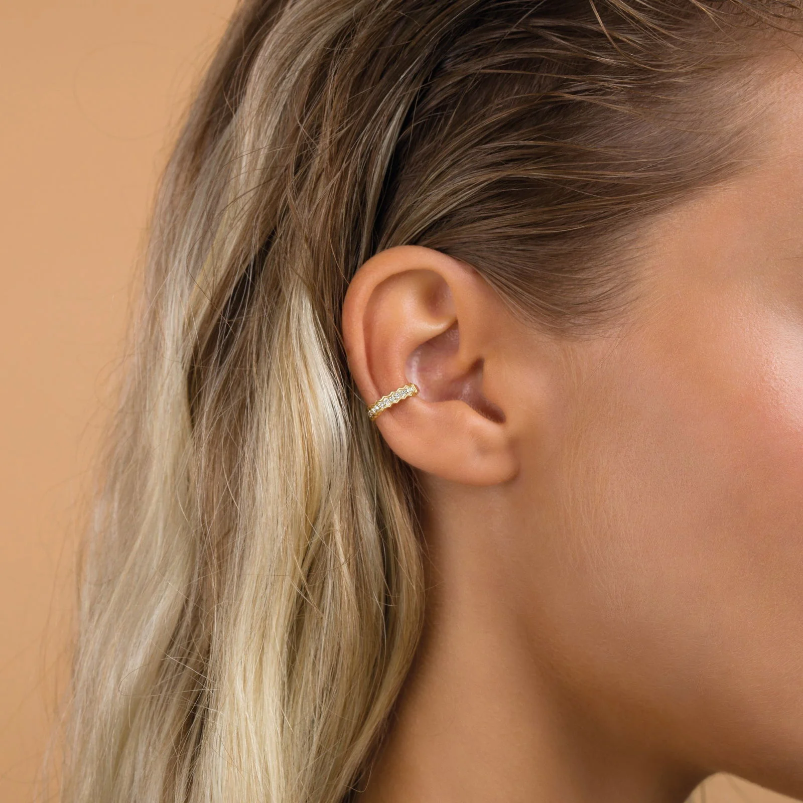Zora Diamond Ear Cuff - Image 3