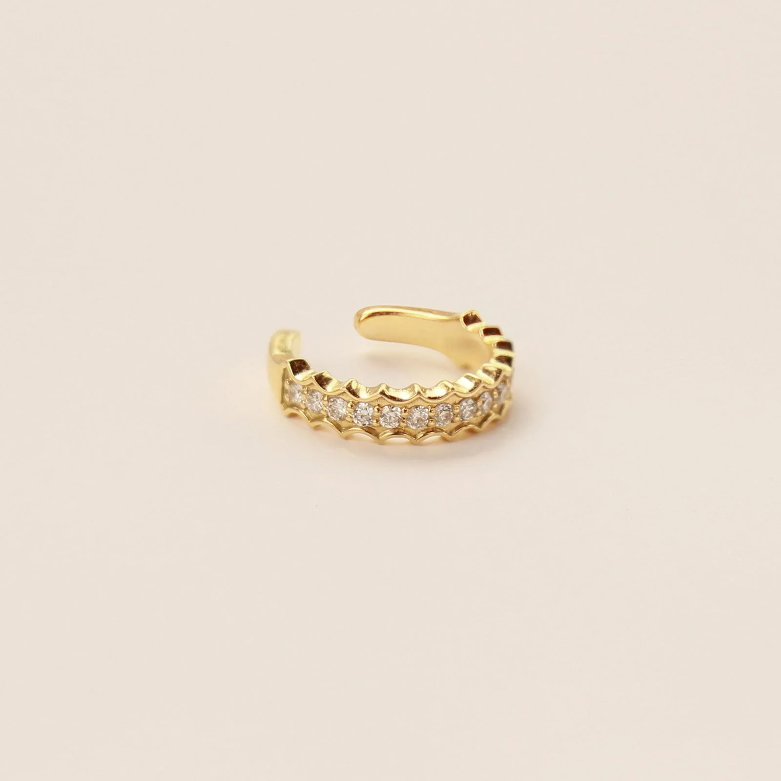 Zora Diamond Ear Cuff - Image 7