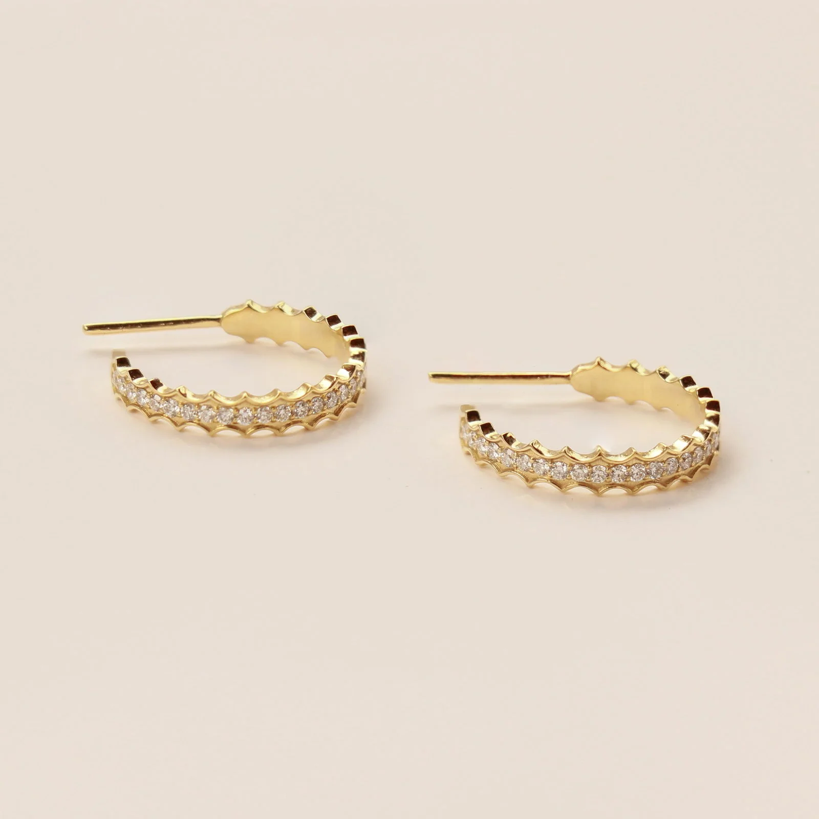 Zora Diamond Hoops - Image 5