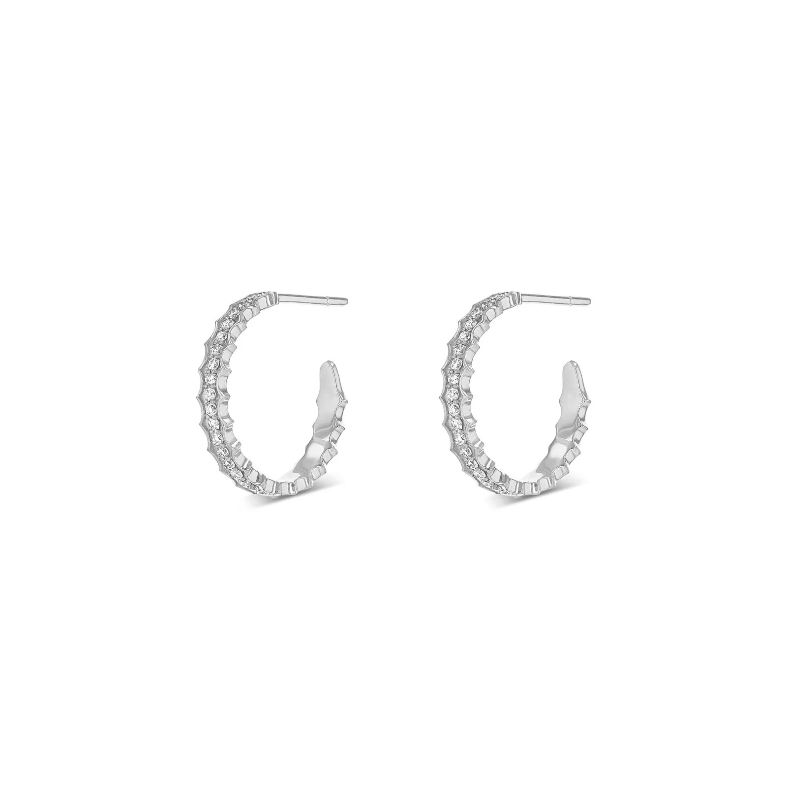 Zora Diamond Hoops - Image 6